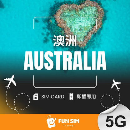 【澳洲上網】5G 總流量型 SIM 卡
